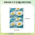 thumbnail image 4 of Kdxio Daisy Flowers Pattern Golf Towel (24" X 16") with Carabiner Clip - The Convenient Golf Cleaning Towel, 4 of 8