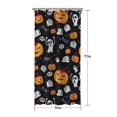 thumbnail image 5 of Halloween Ghost Pumpkin Medley Pattern Shower Curtain 36"x72" ,Bathroom Decorative Shower Curtains Set with 12 Hooks,Modern Waterproof Washable Shower Curtain, 5 of 6