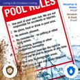 Pool Rules Sign, Red Pool Sign, - Walmart.com