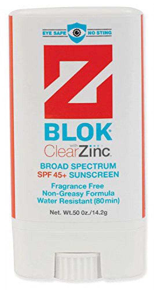 Z Blok Mineral Sunscreen Stick SPF 45 - 0.5 oz