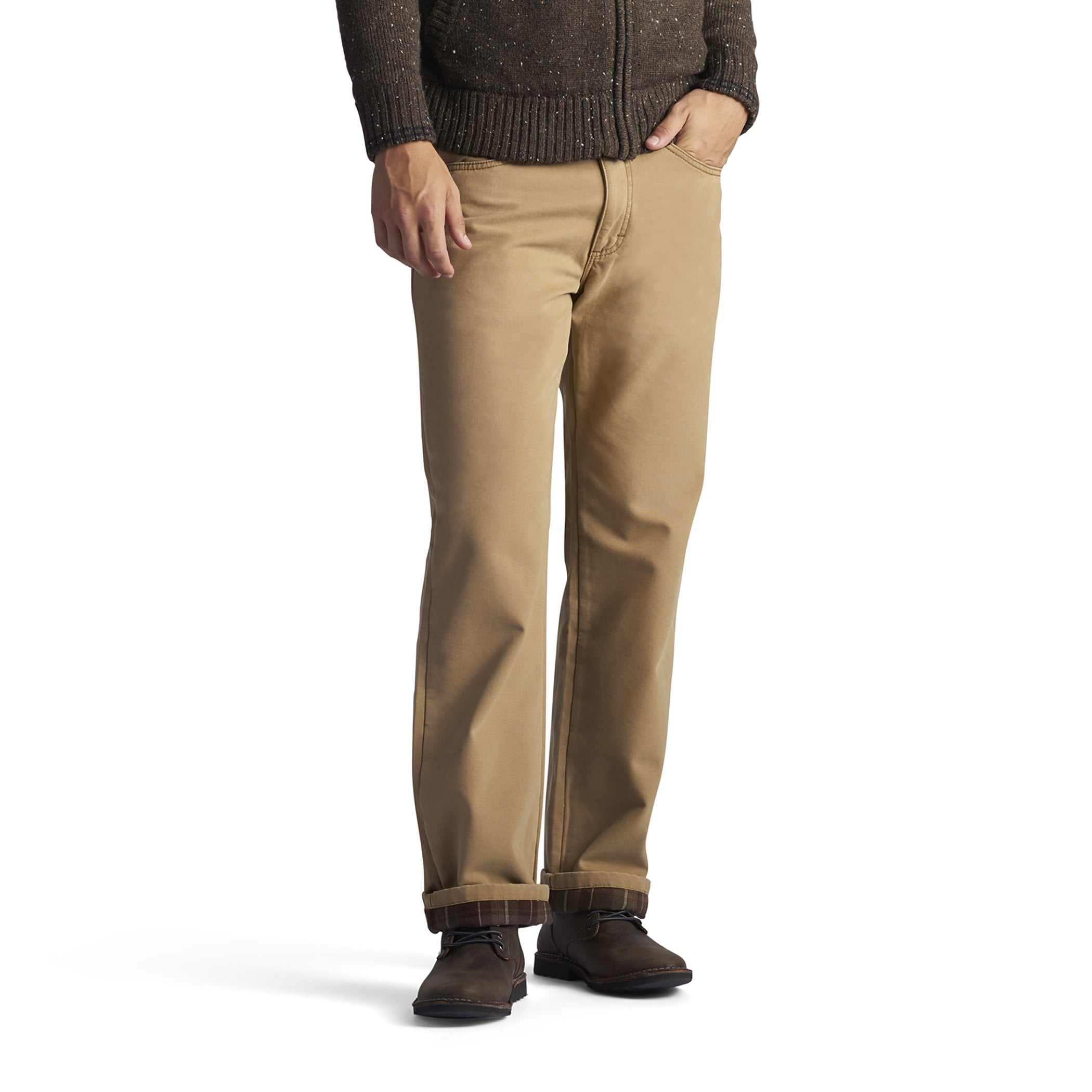 Lee Mens Pants 34X30 Flanel-Lined 