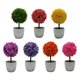thumbnail image 4 of Inteprter Elegante planta artificial en maceta agrega sofisticación a cualquier espacio Plantas artificiales en macetas de interior Decoración brillo de sol, 4 of 6