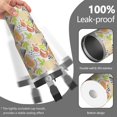 thumbnail image 2 of Modern 30oz Handheld Travel Tumbler with Handle – Double Wall Stainless Steel Insulated Cup, Flip Straw Lid, Leak-Proof & BPA-Free for Hot and Cold Drinks – Durable Coffee & Juice Mug White, 2 of 7