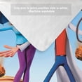 thumbnail image 6 of Cloudy with a Chance of Meatballs-themed Bed Sheet Set Three Piece Set Comfortable And Skin Friendly Unique Design Home Decor Gifts For Family Friends fans36x75Inches（90cm*190cm）, 6 of 6