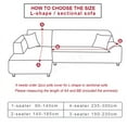 thumbnail image 2 of Geometric Extensible Polyester Sofa Cover for Sectional Sofas Fits 1-4 Seats, 2 of 8