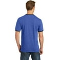 thumbnail image 2 of Port & Company Men's Classic Ringer T Shirt_Heather Royal/ Navy_4XL, 2 of 3