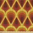 thumbnail image 2 of Ambesonne Vintage Fabric by the Yard Upholstery, Symmetrical Drop Shapes, 10 Yards, Dark Orange Maroon, 2 of 5