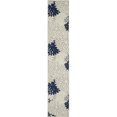 thumbnail image 1 of 2 x 10 Pi. Tapis de Couloir Intérieur & Extérieur Ivoire & Marine, 1 of 1