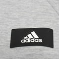 thumbnail image 4 of Adidas Men's Future Icons Three Stripes Full-Zip Hoodie, Medium Grey Heather \ White,S - US, 4 of 4