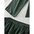 thumbnail image 5 of Womens Parachute Pants Wide Leg Baggy Pants Y2K Elastic Waist Jogger Sweatpants Track Pants Streetwear  Green L, 5 of 8