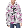 thumbnail image 5 of Xoenoiee Panda Bamboo Kids Hoodies Zip Up Jacket with Pocket for Boys Girls 8-10 Years Teens Long Sleeve Hooded Sweatshirt Fall Winter Active Wear Athletic Coat, 5 of 7