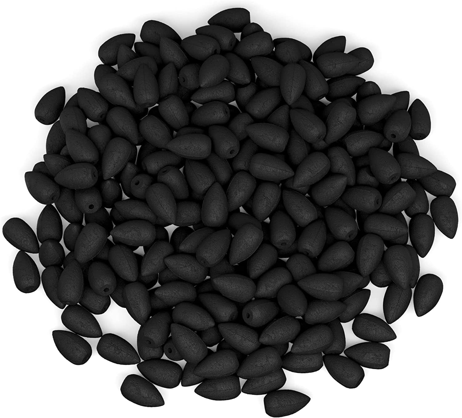 100 Unscented Charcoal Incense Cones 1.25" BACKFLOW 100 Natural