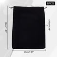 thumbnail image 6 of 8pcs Black Large Gift Bags Velvet Packing Pouches Drawstrings Storage Bags Rectangle Sunglasses Pouch Case for Christmas Wedding Favors Candy Party Favors Tablet Clothes7.8x11.8inch, 6 of 6