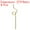 Gold Tone, variant on Unique Bargains 4Pack 10.6' Curly Shape Stainless Steel Straws Reusable Metal Straw, Rainbow