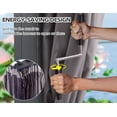 thumbnail image 3 of PURPLE LEAF 12' X 16' Outdoor Louvered Pergola Aluminum Adjustable Roof Louvered Gazebo with Netting and Curtains,Gray, 3 of 7