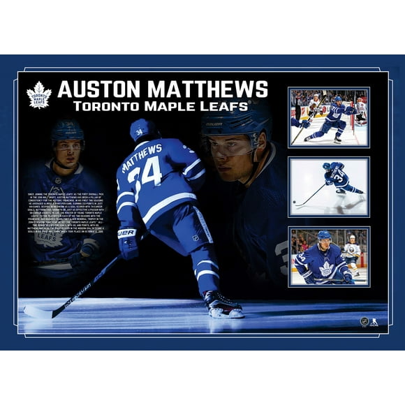 Auston Matthews Toronto Maple Leafs Framed Photo Collage