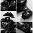 thumbnail image 5 of Chrisuno Men Puffer Jacket With Hood Winter Coat Down Alternative Jacket Insulated Thicken Fur Hooded Parka Shiny Black XX-Large, 5 of 5