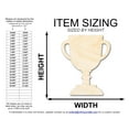 thumbnail image 2 of Unfinished Trophy Shape | DIY Craft Cutout | up to 46" DIY 42" / 1/2", 2 of 3