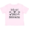 thumbnail image 3 of Inktastic Little Girl, Big Miracle Girls Baby T-Shirt, 3 of 5