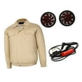 thumbnail image 5 of Milageto Air Condition Clothes Fan Jacket Fan Coat for Cycling Outdoor Hiking Khaki XL, 5 of 8