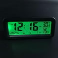 thumbnail image 2 of Compact Solar Powered Clock for Vehicle Dashboard with Multi Function Display, 2 of 8