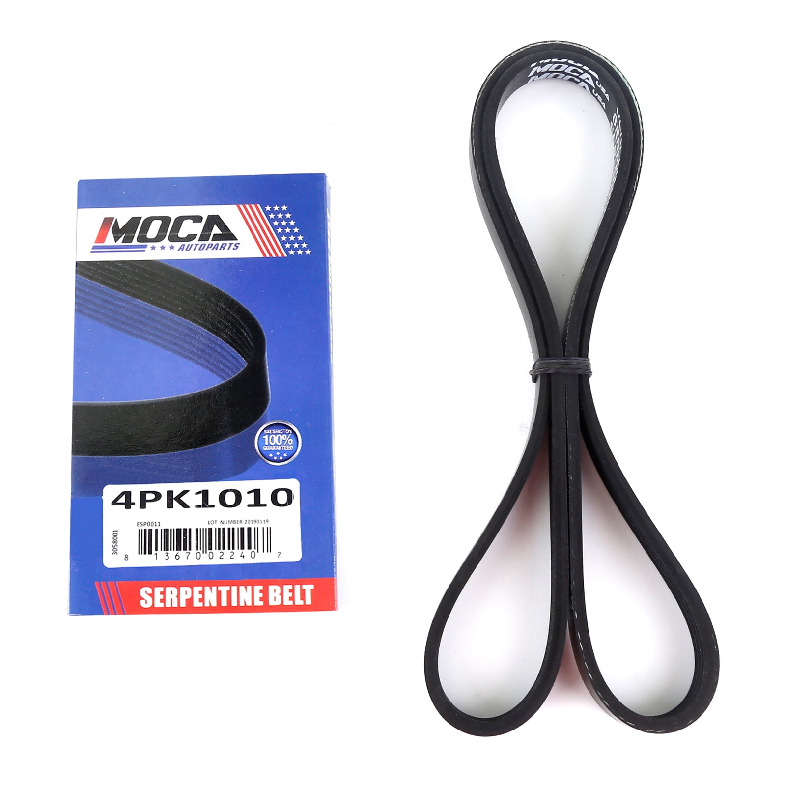 MOCA AUTOPARTS 3 Pcs Serpentine Drive Belt Kit Fit for 90-96 MOCA AUTOPARTS 3 Pcs Serpentine Drive Belt Kit Fit for 90-96