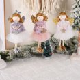 thumbnail image 6 of Zhourta Christmas Plush Angel Ornament with Headband Adorable Holiday Decor for Trees Gifts and Home Perfect for Festive Celebrations and Seasonal Decor, 6 of 7