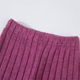 thumbnail image 4 of fatyb Girls Clothes Toddler 2 Piece Outfits Kids Long Sleeve Knitted Tops Matching Wide Leg Pants Sets, 4 of 6