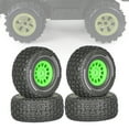 thumbnail image 3 of lanema Set of 4 Remote Control Wheel Tires for Crawlers Car Model Rubber Wheel Tires for Remote Control Accessories, 3 of 8