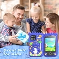 thumbnail image 3 of JoyStone Kids Dinosaur Smart Phone, 2.8" Touchscreen Toddler Learning Play Toy Phone with Dual Camera, Game, Music Player, Learning Toy Christmas Birthday Gifts for 3-9 Year Old Kids, 3 of 12