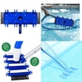 thumbnail image 3 of facefd Pool Vacuum Head 14 Inches Replacement Pool Vacuum Head Flexible Cleaning Tool with Side Brush, 3 of 6