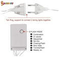 thumbnail image 5 of Spencer 16 Stars 96 LED Christmas Star Lights, Curtain String Lights Plug In for Bedroom Wall Decor with 8 Modes, Waterproof Hanging Window Lights For Winter Wonderland Christmas Decorations, 5 of 8
