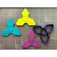 thumbnail image 2 of Tri Fidget Cookie Cutter (2")- Fast Shipping - Sharp Edges - Exceptional Quality, 2 of 5