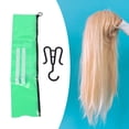 thumbnail image 1 of Sac Porte-Extension de Cheveux Imperméable Anti-Poussière Porte-Extension de Cheveux PVC Transparent Scellé avec Fermeture Éclair 5 Ensembles, 1 of 7