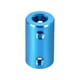 thumbnail image 2 of Acoplador de eje flexible 6.35mm a 8mm L25xD14 acoplador rígido para motor paso a paso rueda conecta azul, 2 of 3