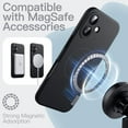 thumbnail image 2 of JETech Magnetic Silicone Case for iPhone 17 6.3-Inch, Compatible with MagSafe, Silky Soft Touch, Shock Absorbing Phone Cover with Camera Lens Protection (Black), 2 of 6