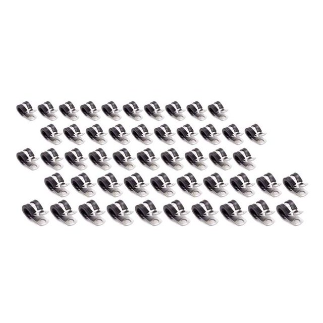 Allstar Performance ALL18301-50 Pinces de Ligne en Aluminium 0,25 Po - Pack de 50