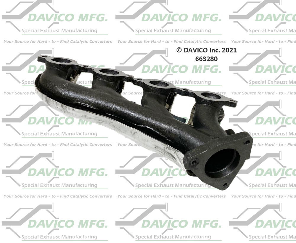 Davico Mfg 663280 Stand alone Exact-Fit exhaust manifold
