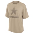 thumbnail image 2 of Women's Fanatics Khaki Dallas Cowboys Elements Oversized T-Shirt, 2 of 3