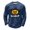 37# Navy, variant on Men's Halloween Sweatshirts Long Sleeve Cute Pumpkin Crew Neck Shirts Comfort Retro Autumn Outdoor Costumes Black 4XL