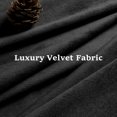 thumbnail image 3 of Cortinas opacas HOMEIDEAS, terciopelo negro, 132 x 213 cm, 2 paneles, 3 of 8