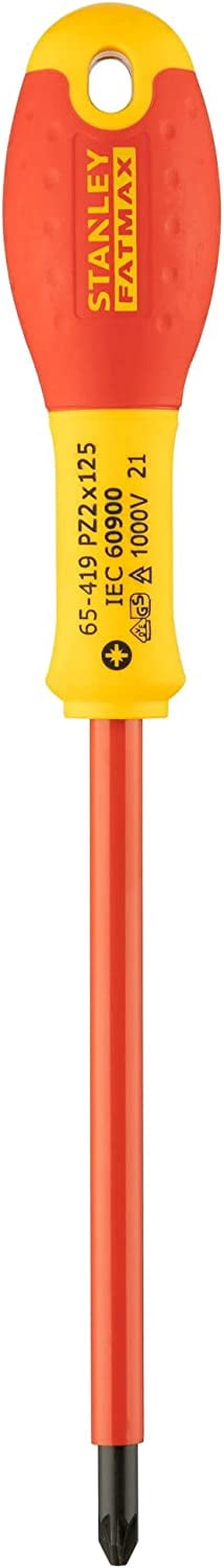 STANLEY - FatMax® VDE Insulated Screwdriver Pozidriv Tip PZ2 x 125mm