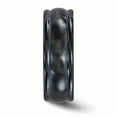 thumbnail image 3 of Edward Mirell Titanium Black Ti Triple Domed 8mm Band, 3 of 6