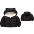 thumbnail image 3 of Manteau d'Hiver pour Bébé à Capuche Manches Longues Fermeture Éclair Chaud, 3 of 6