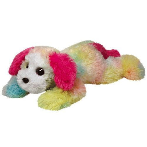 Ty Inc Beanie Babies Yodels St. Bernard Rainbow Dog Plush Stuffed