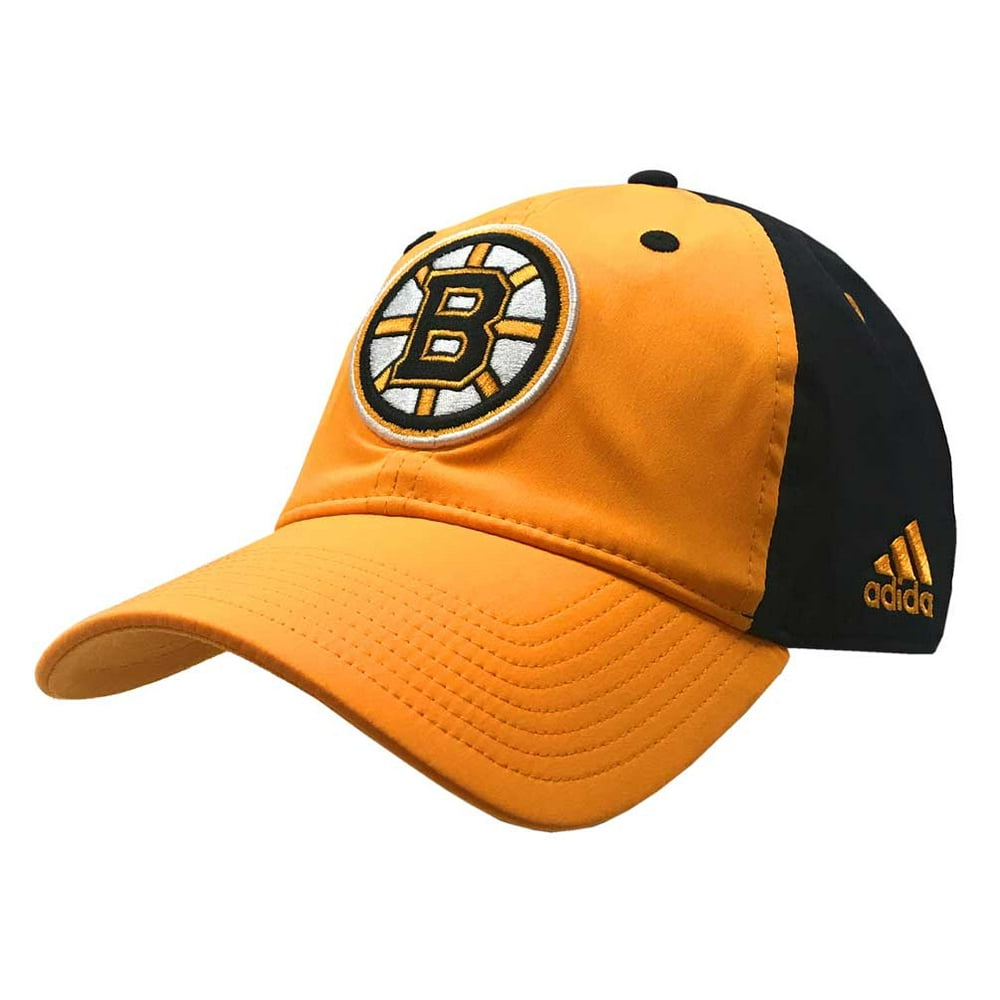 Adidas Men's Boston Bruins Coach Flex Fit Hat Baseball Cap HNL Hockey