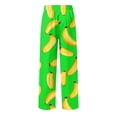 thumbnail image 4 of YLSDY Funny Banala Print Men's Pajama Pants with Pockets Lounge Pants Casual Sleepwear Bottoms Loungewear Green M, 4 of 5