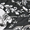 thumbnail image 4 of Home Soft Things Printed Microfiber Valance - LA Boheme 2 Piece Set - Black - 60" x 18", 4 of 5