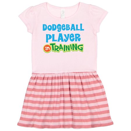 

Inktastic Dodgeball player in training Gift Toddler Girl Dress