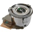 thumbnail image 1 of fafa-CVault Large 2 oz Storage Container | Smell-Proof, Air Tight & Light Resistant | Food Grade Stainless Steel | Includes 62% RH 8-gram Pack, 1 of 4
